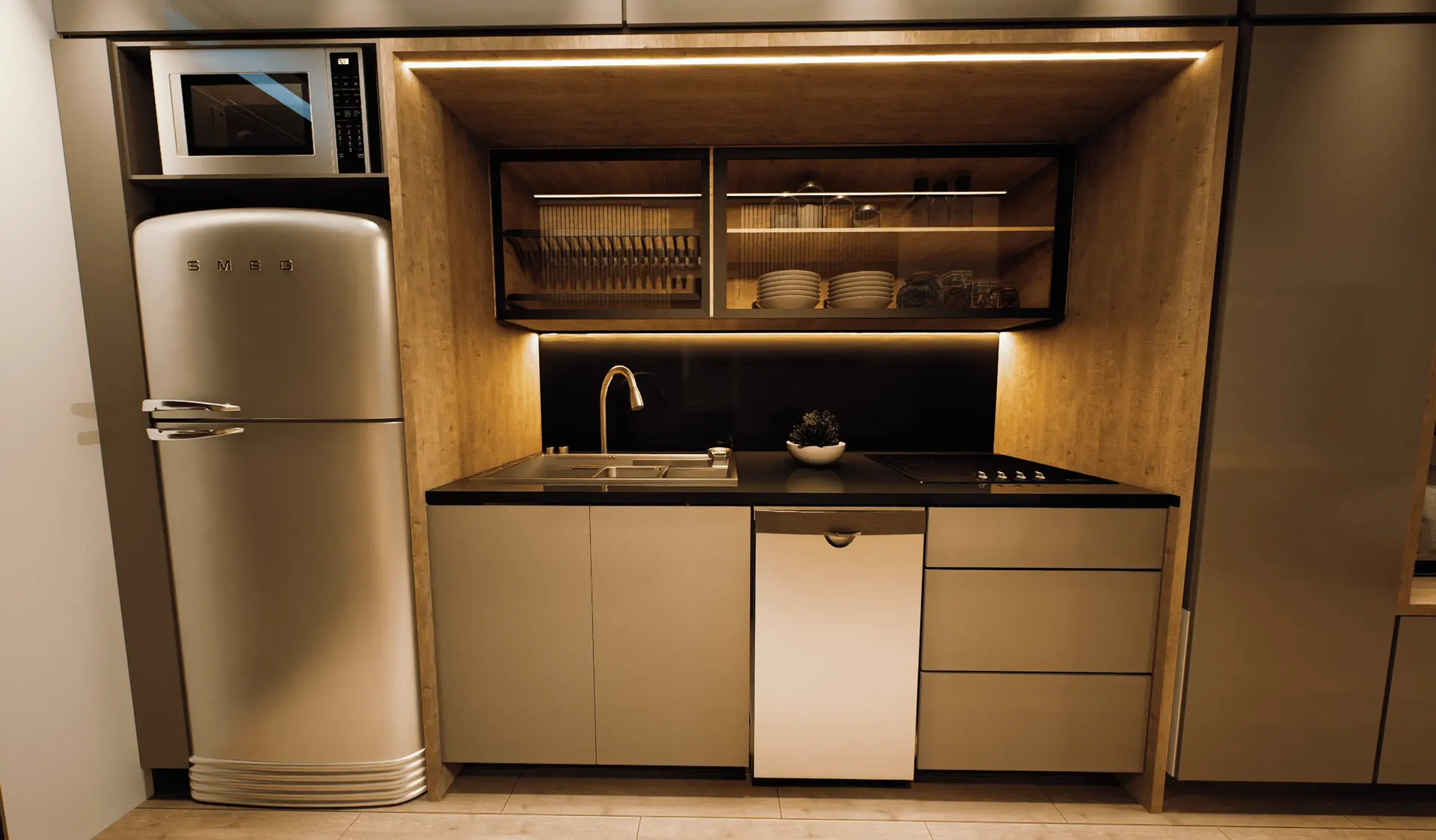 Cocina lineal